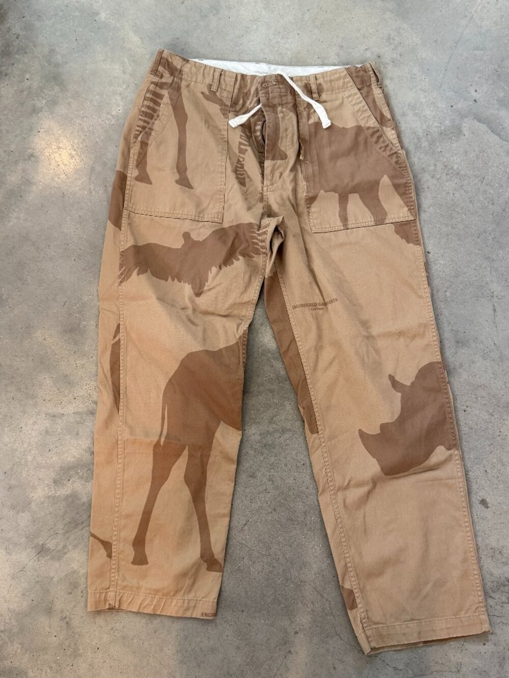 Engineered Garments Animal Silhouette Fatigue Pants - L (fits 34-36)